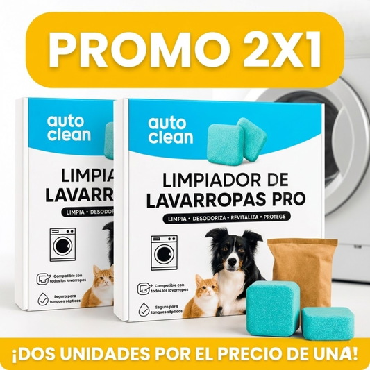 2X1 PASTILLAS PARA LAVARROPAS AUTOCLEAN PRO (24 UNIDADES)